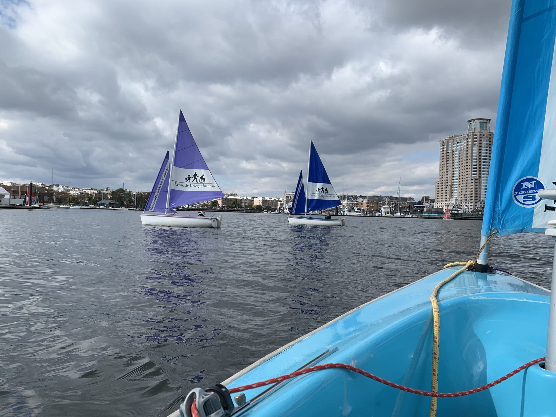 Hansa Access Dinghies in Action - a first person perspective